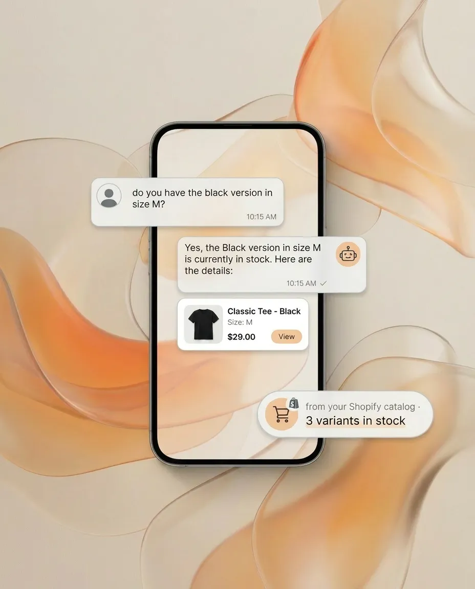 AI agent knowing your Shopify store