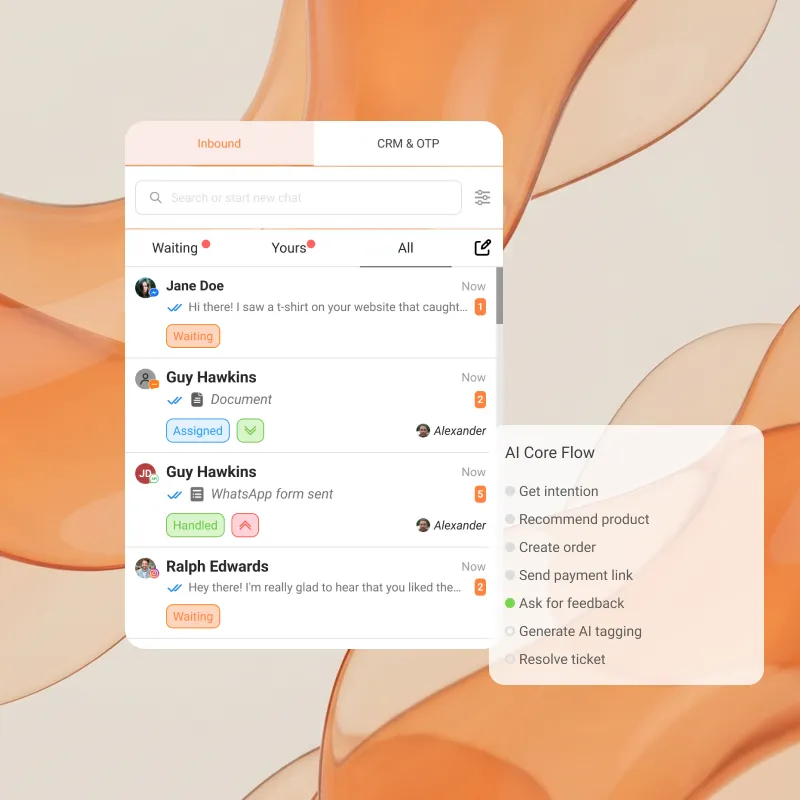 One workspace — bitbybit inbox